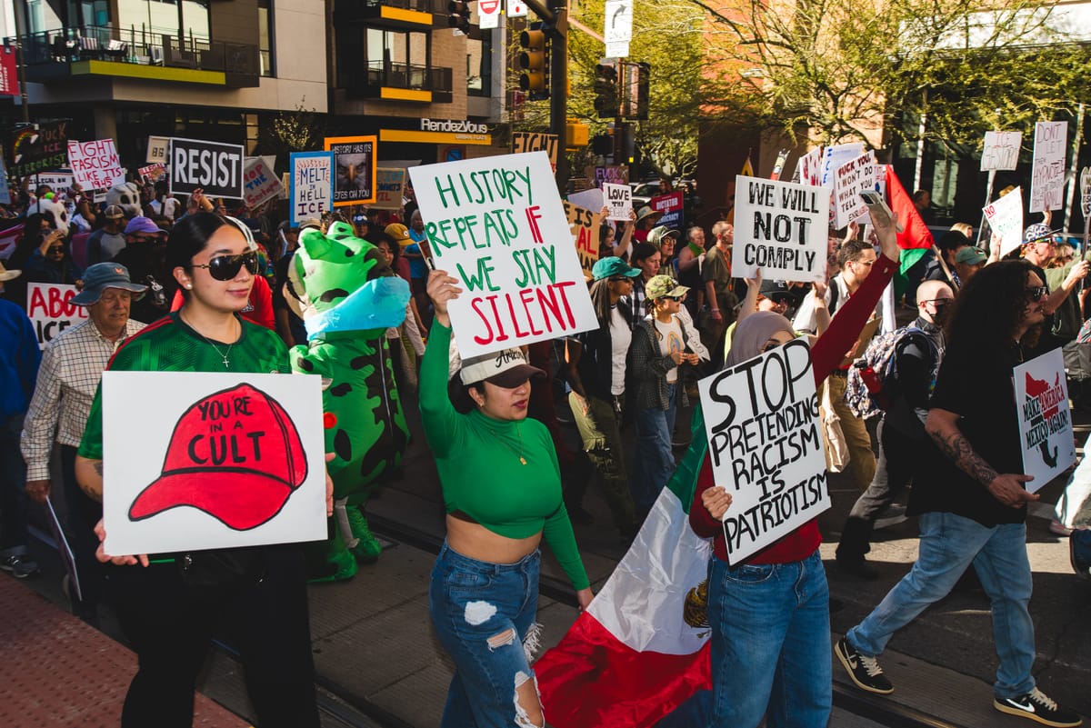 Thousands rally in Tucson for National Shutdown, ICE protest