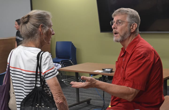 Sinex campaigns in Ward 6 on fairness, election reform