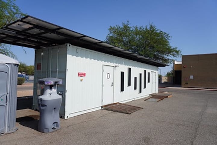 Tucson adds third 'cooltainer' to heat relief network