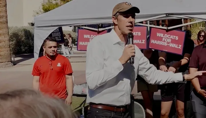 Watch: Beto O'Rourke visits UA to urge young voters to take action