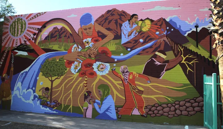 Tucson artists unveil mural linking struggles for liberation across borders
