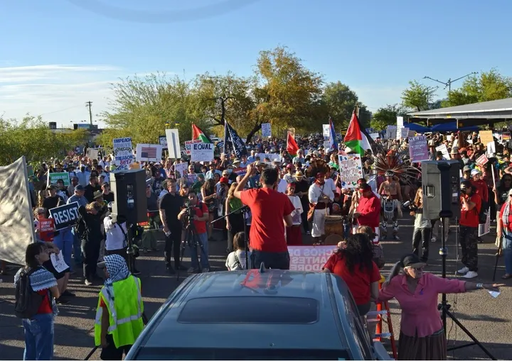 Tucsonans rally on May Day for immigrant rights, constitutional protections