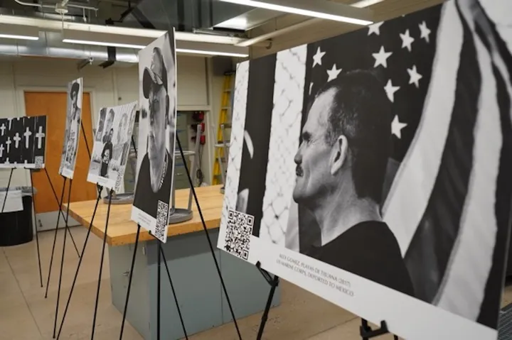 Border mural project shines light on deported veterans