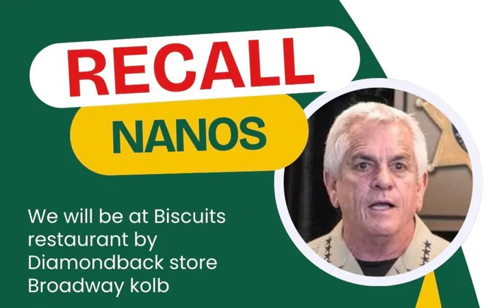 Pima County residents push to recall Sheriff Chris Nanos