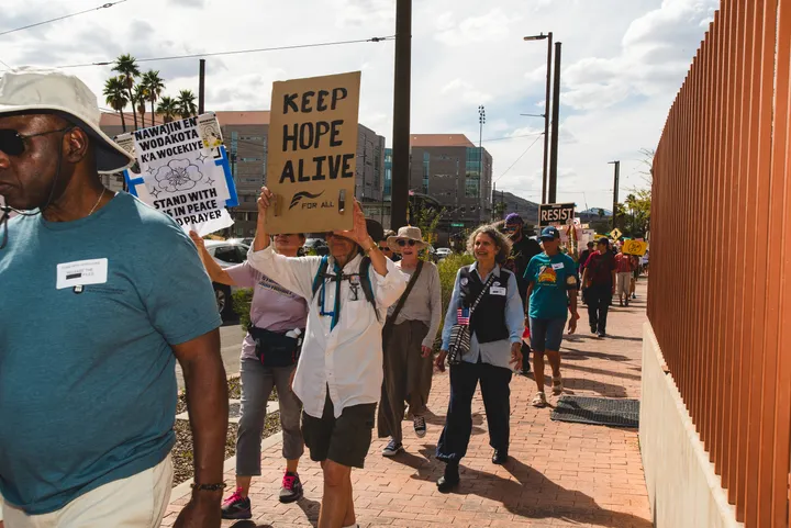 Tucson marks International Women's Day with march, panel