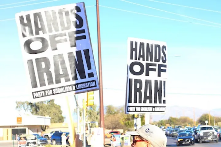 Tucson protesters rally against Iran airstrikes